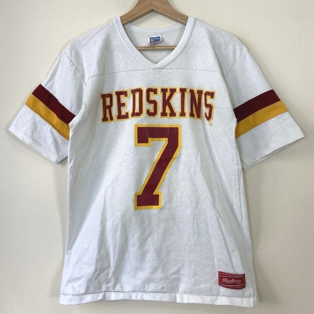 Vintage 90s Washington Redskins Football Team Rawlings Single Stitch Tee Shirt